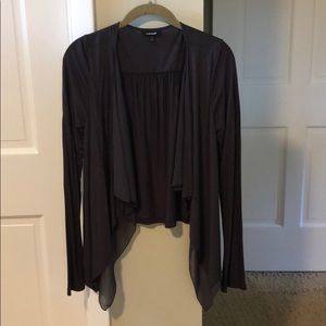 Express open-style cardigan